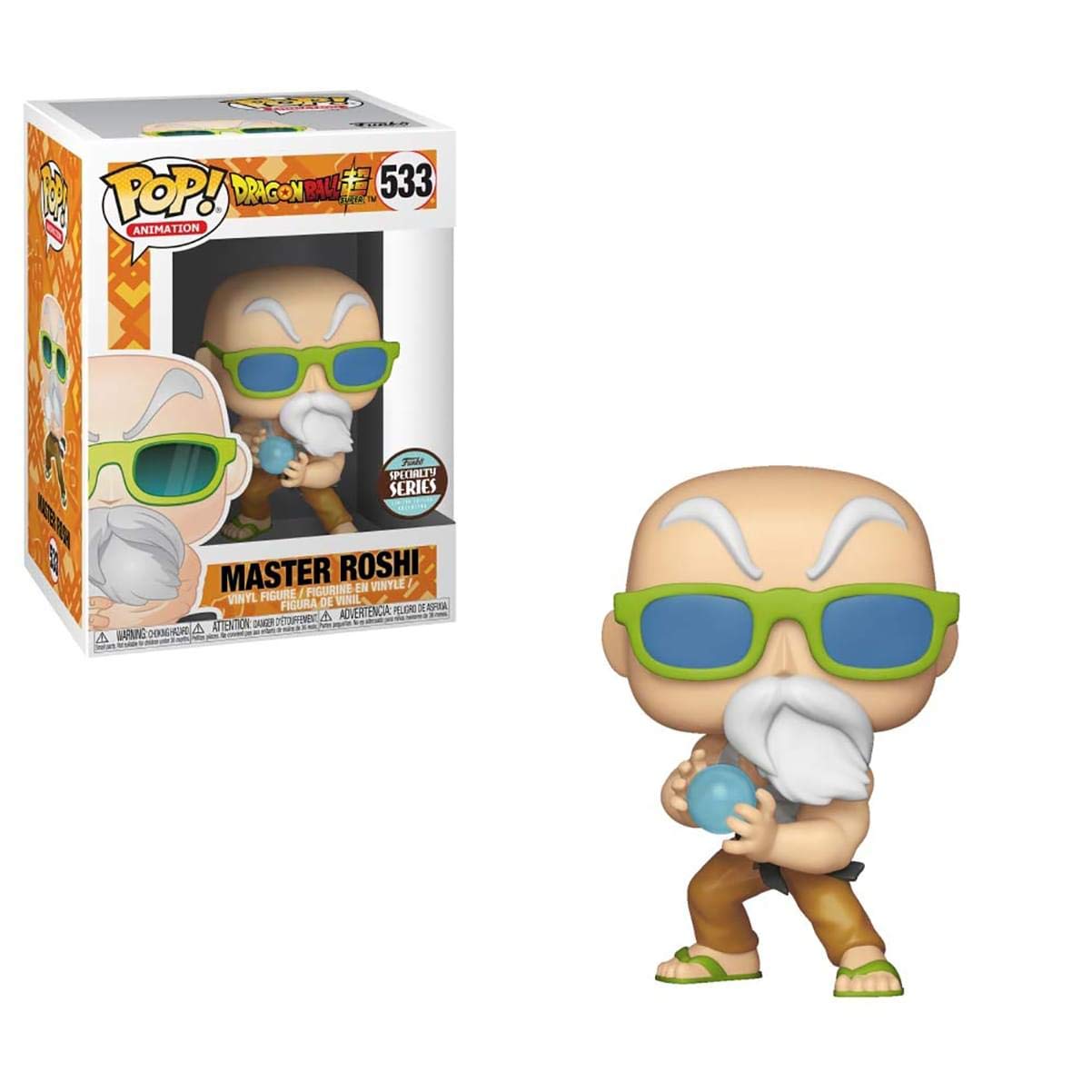 (未使用･未開封品)Pop :アニメーションポップ！マスターRoshi (ピースサイン) Exclusive Pop! Animation Dragon Ball Z Vinyl Figure Master Roshi